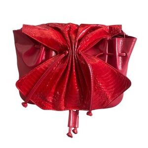 VTG Gabrielli snake skin leather purse Made in Hong Kong